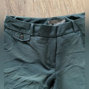 Suzy Sheir Green dress pants straight leg